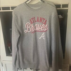 Fanatics Atlanta Braves Gray Sweatshirt